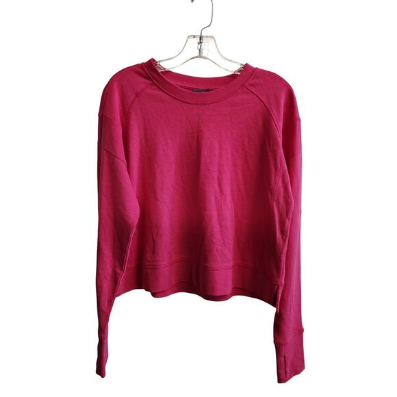 Sweaty Betty Size 4 Women's Pink Long Sleeve Crewneck Sweater - Picture 1 of 6